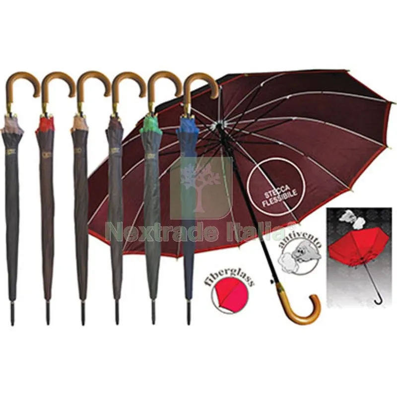 3PZ Ombrello Pioggia Extra PL/Metallo 12 Stecche Fiberglass Automatico CM 134 — Calzature antinfortunistiche — rif. FERX.VIR1835448 3PZ Ombrello Pioggia Extra PL/Metallo 12 Stecche Fiberglass Automatico CM 134 — Calzature antinfortunistiche — rif. FERX.VIR1835448