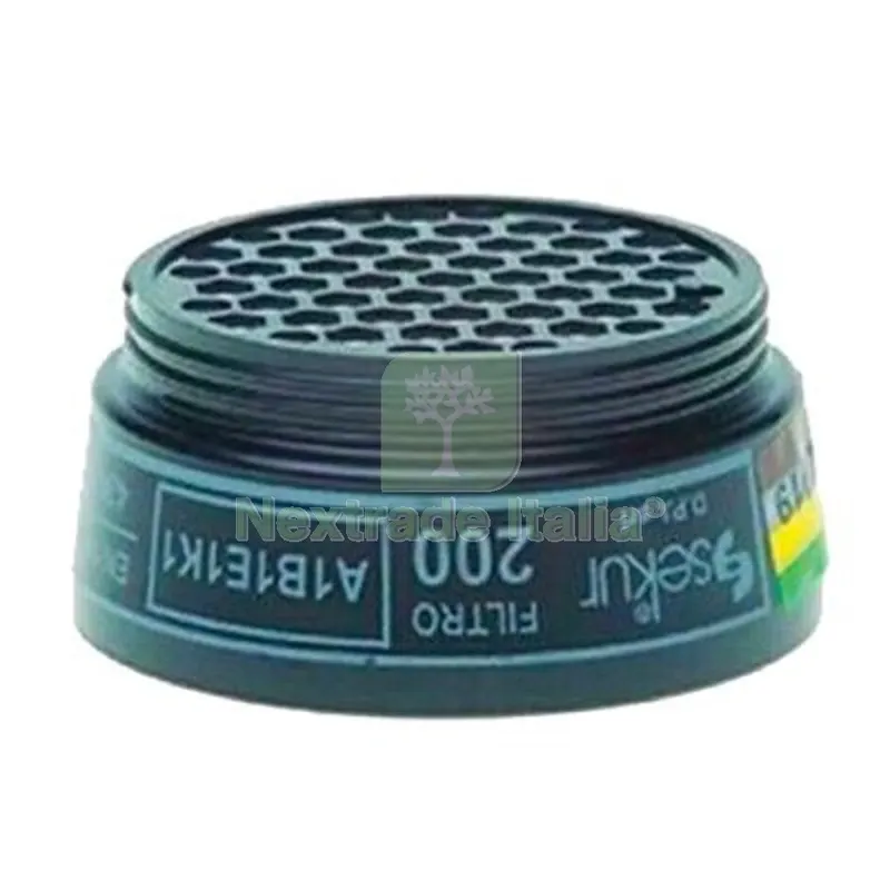 FILTRO X RESPIRATORE A MASCHERA POLIMASK 100 SEKUR A1 B1 E1 K1 Mod ABEK1 — Protezioni corpo — rif. FERX.VIR1853141