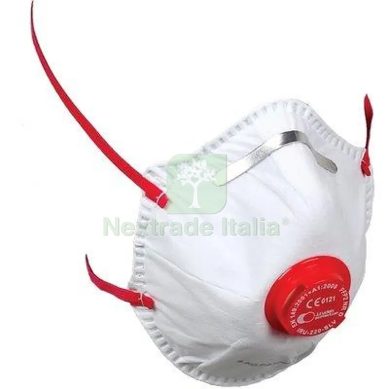MASCHERINA MONOUSO FFP2 NR D + VALVOLA IRUDEK BIANCA CF=PZ 10 — Protezione respiratoria — rif. FERX.VIR1853834