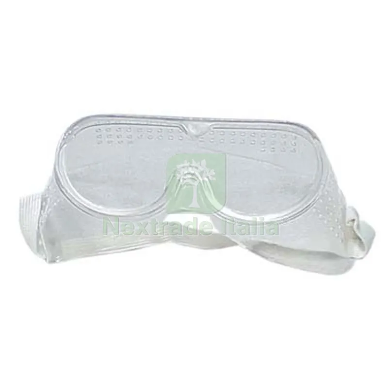 10PZ Occhiale Sicurezza a Maschera Basic PC/PVC Lente Trasparente — Misurazione e taglio manuale — rif. FERX.VIR1855602 10PZ Occhiale Sicurezza a Maschera Basic PC/PVC Lente Trasparente — Misurazione e taglio manuale — rif. FERX.VIR1855602