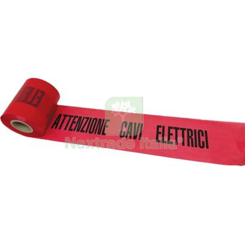 4PZ Nastro Segnaletico Attenzione Cavo Elettrico H.MM 100 ML 200 L MT 200 — Utensili e segnaletica — rif. FERX.VIR1860501 4PZ Nastro Segnaletico Attenzione Cavo Elettrico H.MM 100 ML 200 L MT 200 — Utensili e segnaletica — rif. FERX.VIR1860501