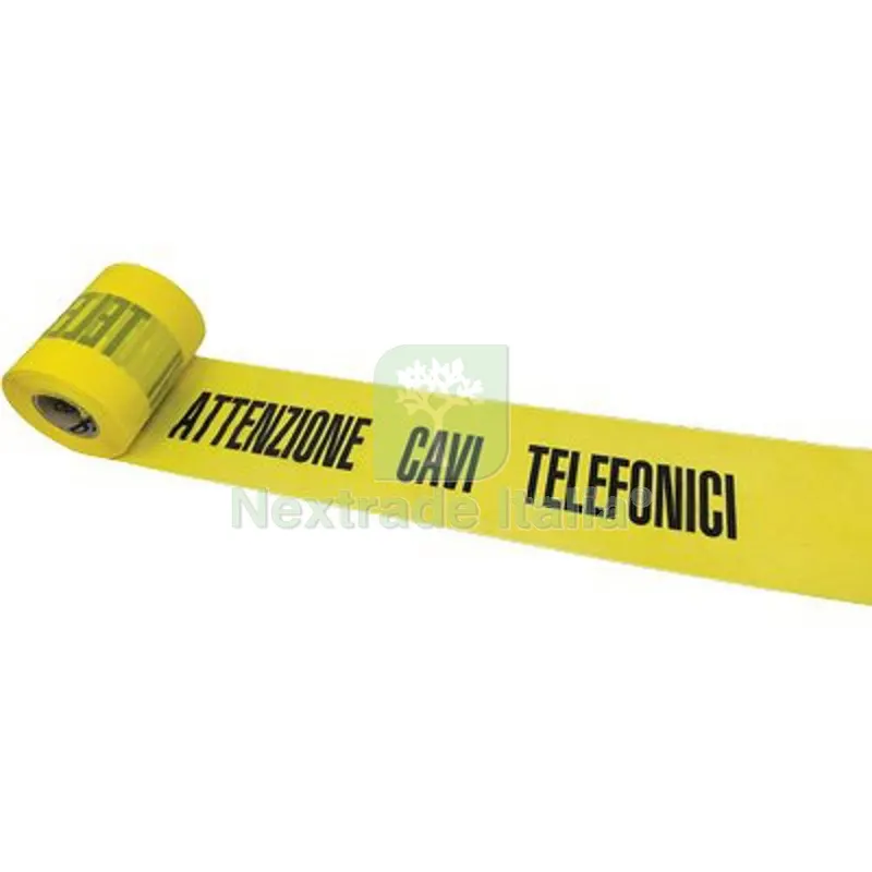 4PZ Nastro Segnaletico Attenzione Cavo Telefonico H.MM 100 ML 200 L MT 200 — Utensili e segnaletica — rif. FERX.VIR1860502 4PZ Nastro Segnaletico Attenzione Cavo Telefonico H.MM 100 ML 200 L MT 200 — Utensili e segnaletica — rif. FERX.VIR1860502
