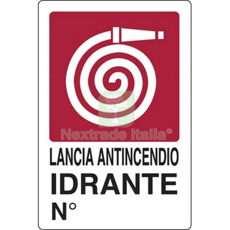 10PZ Targa Segnaletica Idrante PP CM 20X30 — Utensili e segnaletica — rif. FERX.VIR1860830