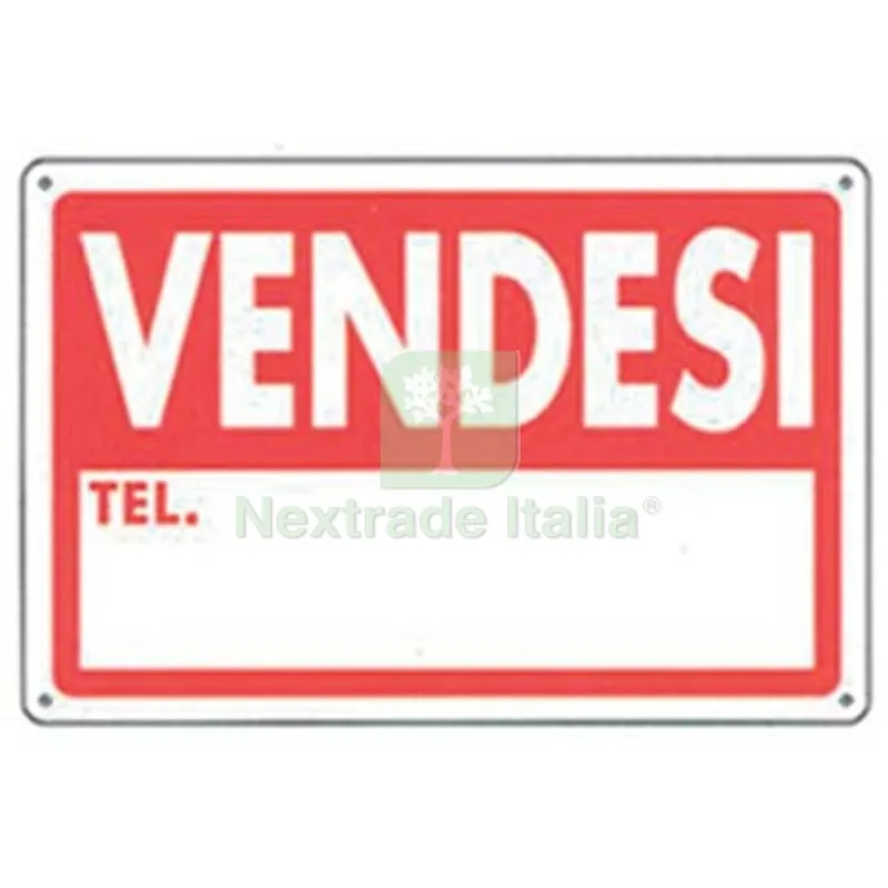 10PZ Targa Segnaletica Vendesi PP CM 30X20 — Utensili e segnaletica — rif. FERX.VIR1860833