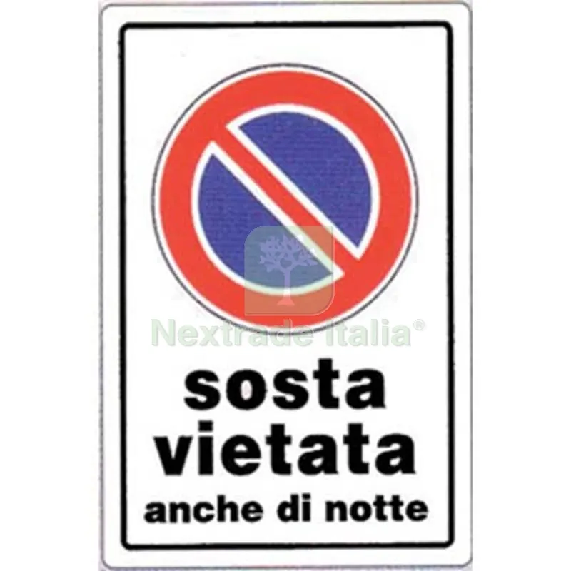 10PZ TARGA SEGNALETICA DIVIETO SOSTA ANCHE NOTTE PP CM 20X30 — Utensili e segnaletica — rif. FERX.VIR1860839 10PZ TARGA SEGNALETICA DIVIETO SOSTA ANCHE NOTTE PP CM 20X30 — Utensili e segnaletica — rif. FERX.VIR1860839