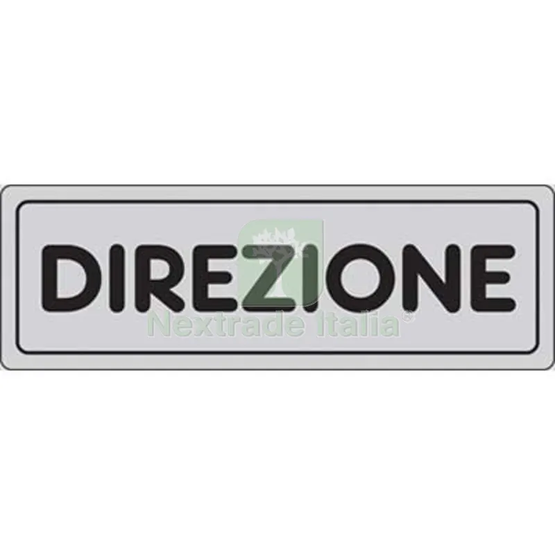 10PZ TARGA SEGNALETICA ADESIVA DIREZIONE VINILE CM 15X5 — Segnaletica e cartelli cantiere — rif. FERX.VIR1860928