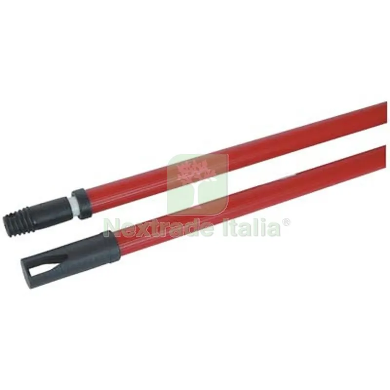12PZ Manico Telescopico Scopa Acciaio Verniciato MM 21 Filetto Italia CM 85/150 — Pennelli e rulli — rif. FERX.VIR2105218