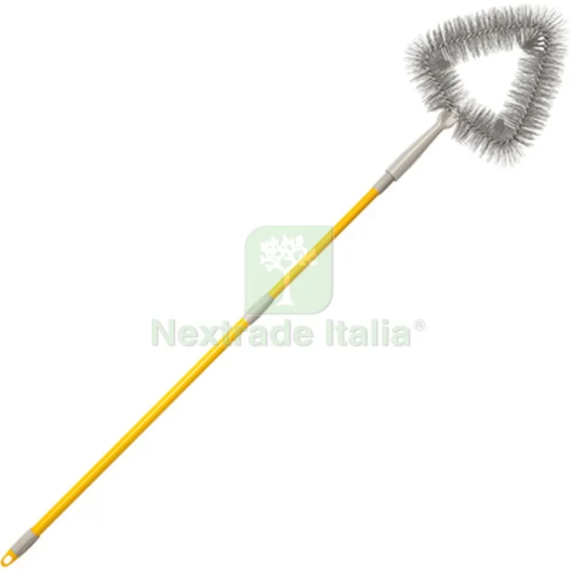 6PZ Scovolo Piumi + Manico Telescopico Apex CM 26X7 H.CM 118/174 CM 26x118/174 — Pennelli e rulli — rif. FERX.VIR2107020