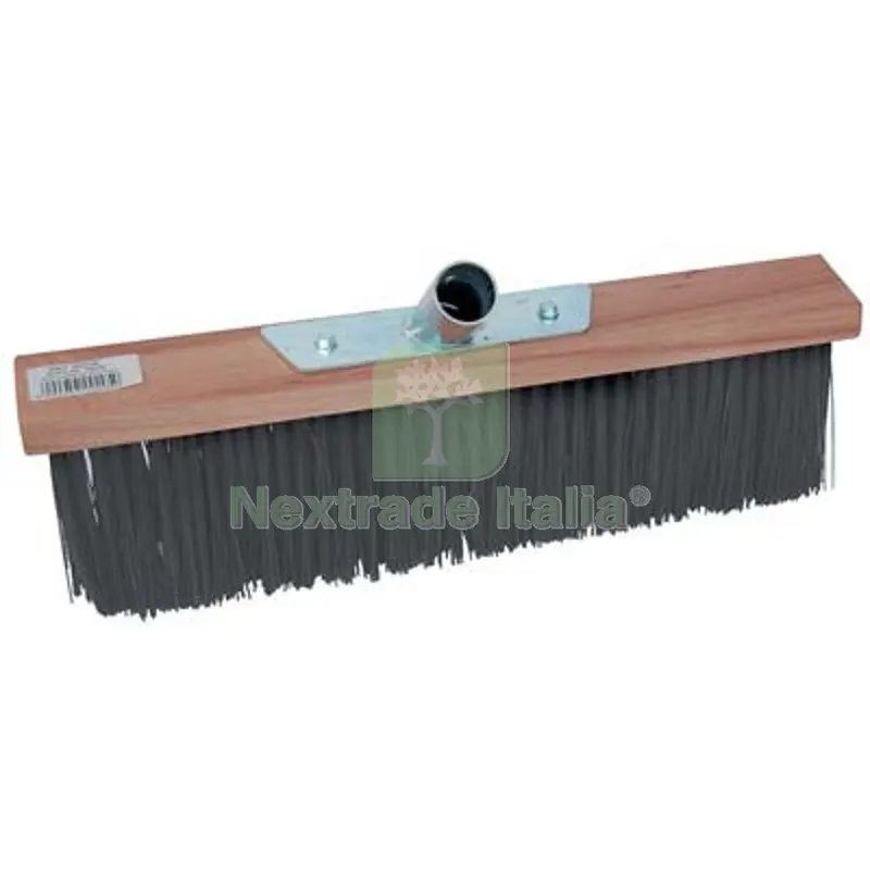 6PZ SCOPA INDUSTRIALE FIBRA DURA DORSO LEGNO SETOLA DURA CM 60 F.MM 26 Ø Mm 25 — Pennelli e rulli — rif. FERX.VIR2108660