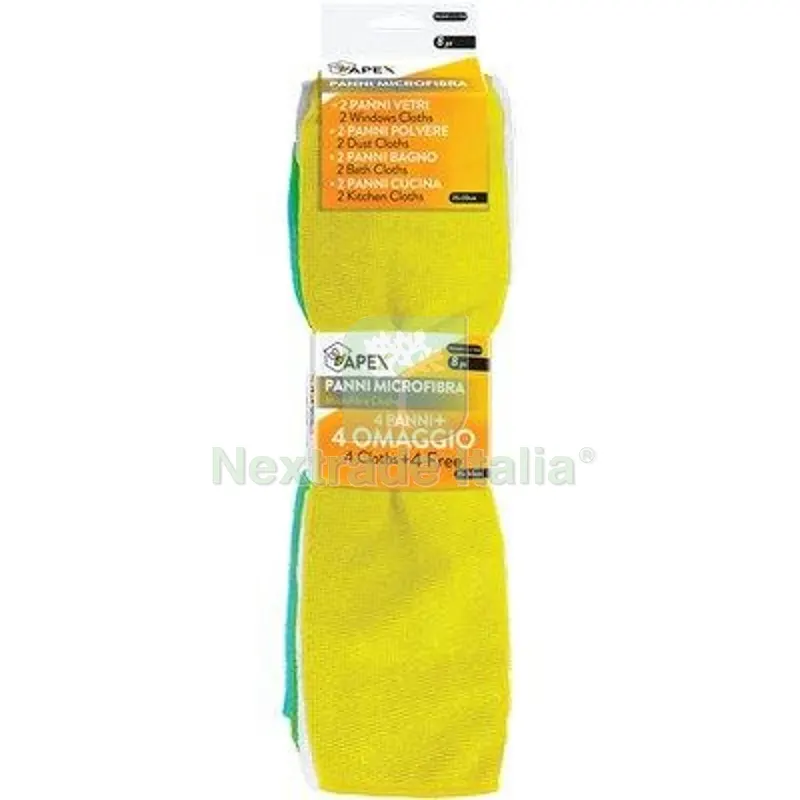 12CF PANNO MICROFIBRA UNIVERSALE SET APEX CM 30X35 CF=PZ 8 — Guanti da lavoro — rif. FERX.VIR2109310