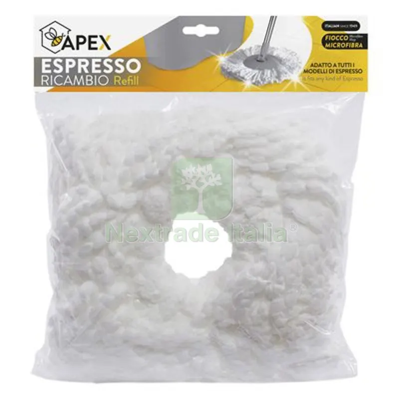 6PZ MOP LAVA PAVIMENTO CENTRIFUGA APEX MICROFIBRA CM 28X28 — Guanti da lavoro — rif. FERX.VIR2109538 6PZ MOP LAVA PAVIMENTO CENTRIFUGA APEX MICROFIBRA CM 28X28 — Guanti da lavoro — rif. FERX.VIR2109538