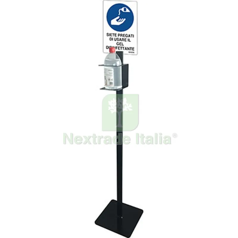 Piantana Porta Igienizzante Mani Domus ACC Vern CM 30X30 H.CM 150 — Guanti da lavoro — rif. FERX.VIR2109837