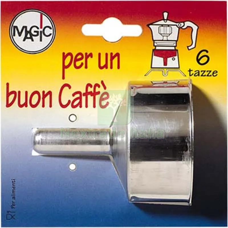 12PZ IMBUTO MOKA TAZZE 6 — Casalinghi e organizzazione — rif. FERX.VIR2140864 12PZ IMBUTO MOKA TAZZE 6 — Casalinghi e organizzazione — rif. FERX.VIR2140864