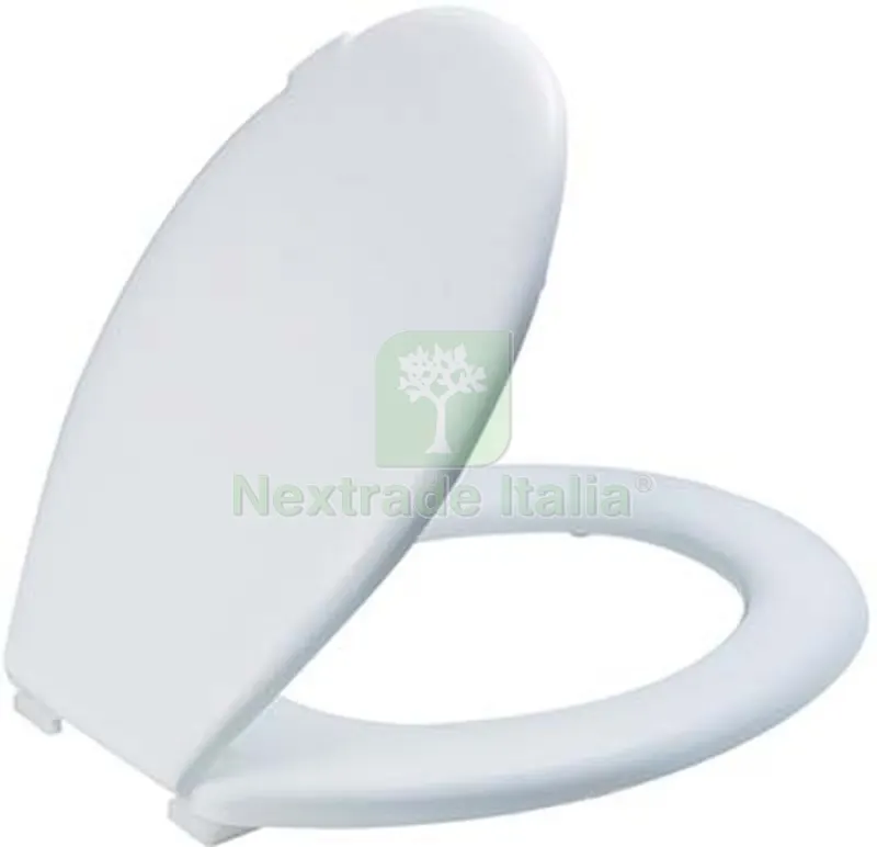 SEDILE WC EVEREST SANIPLAST TERMOPLASTICA BIANCO CM 37,3X46,7 — Sanitari e ceramiche — rif. FERX.VIR2150353 SEDILE WC EVEREST SANIPLAST TERMOPLASTICA BIANCO CM 37,3X46,7 — Sanitari e ceramiche — rif. FERX.VIR2150353