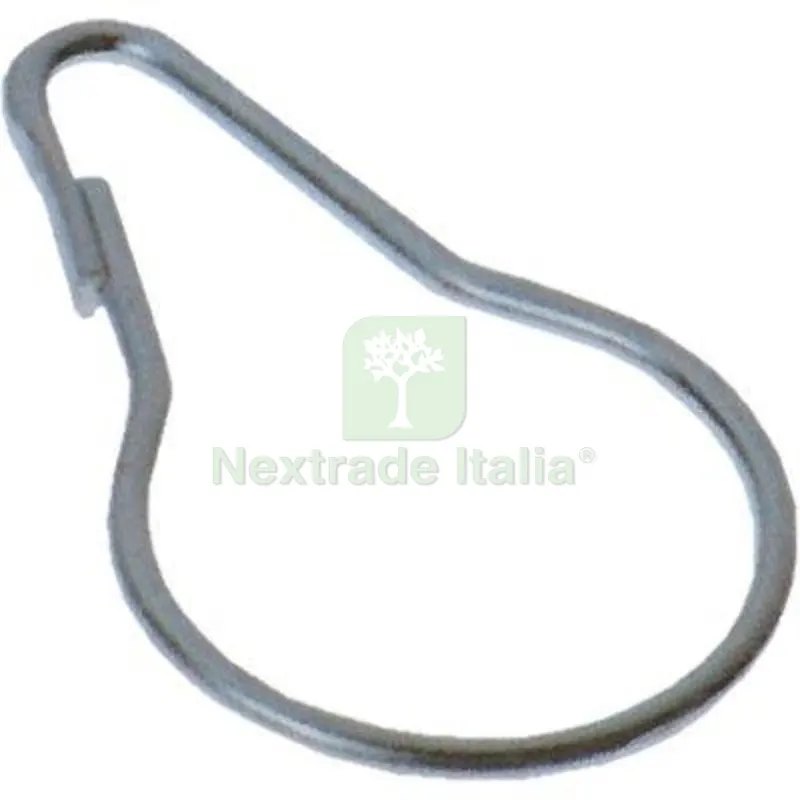 ANELLO ACCIAIO X TENDA DOCCIA ZINCOCROMATO X TUBO MM 25 CF=PZ 200 — Tubi e raccordi — rif. FERX.VIR2150540