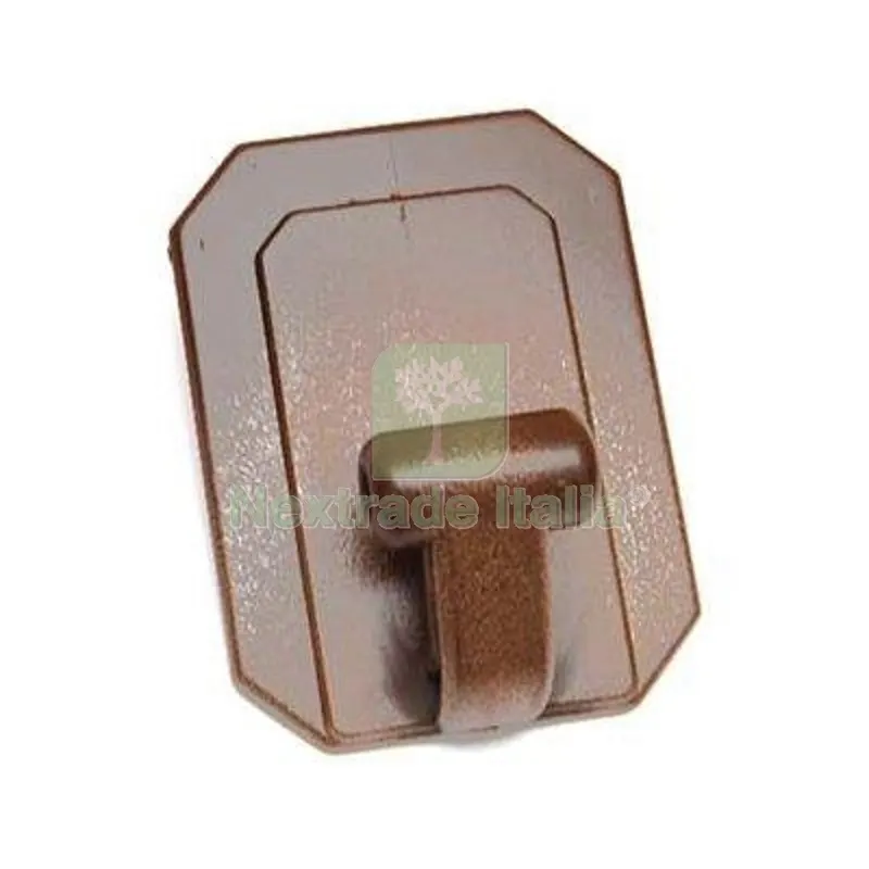GANCIO ADESIVO PLASTICA MARRONE CF=PZ 25 Colore Marrone — Accessori bagno — rif. FERX.VIR2190081 GANCIO ADESIVO PLASTICA MARRONE CF=PZ 25 Colore Marrone — Accessori bagno — rif. FERX.VIR2190081