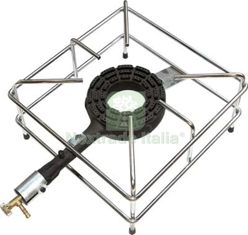 Fornellone Filo Bruciatore Ghisa KW 8,5 CM 40X40 — Tempo libero outdoor — rif. FERX.VIR2232705
