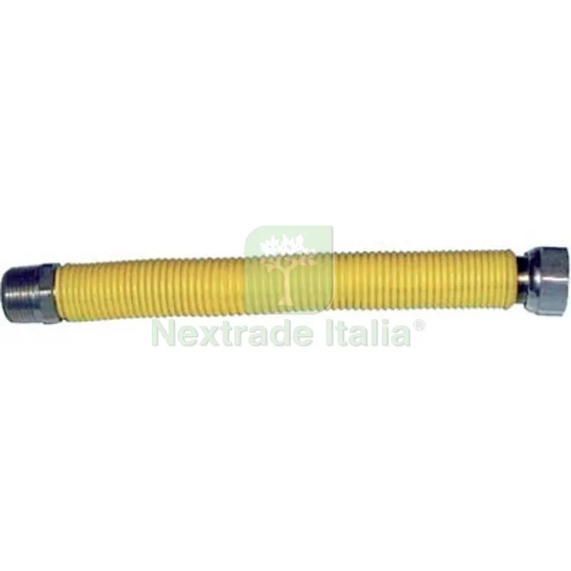 2PZ TUBO GAS FLESSIBILE ESTENSIBILE MF INOX 316/GUAINA 1/2MF CM 10/20 DIAMETRO POLLICI 1/2" — Tubi e raccordi — rif. FERX.VIR2233036