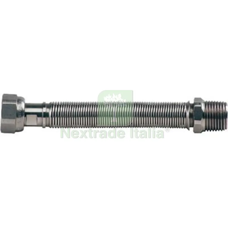 2PZ TUBO ACQUA FLESSIBILE ESTENSIBILE MF INOX 316 3/4MF CM 10/20 DIAMETRO POLLICI 3/4" L CM 10-20 — Tubi e raccordi — rif. FERX.VIR2233048