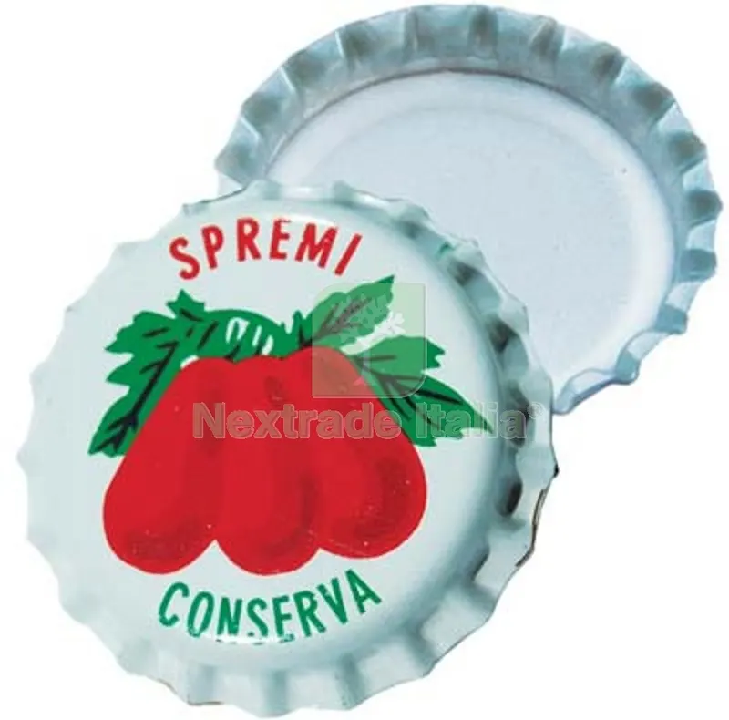 TAPPO CORONA SMALTATO POMODORO MM 26 CF=80XPZ 100 CF=PZ 80x100 — Cemento, malte e collanti edili — rif. FERX.VIR2238512