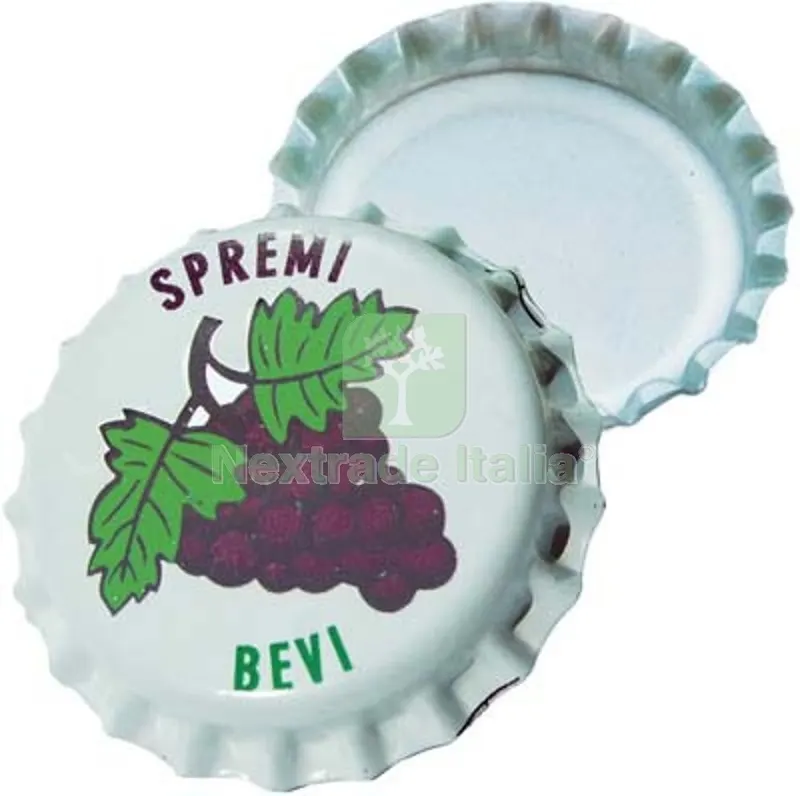 Tappo Corona Smaltato Vino MM 26 CF=80XPZ 100 CF=PZ 80x100 — Cemento, malte e collanti edili — rif. FERX.VIR2238514 Tappo Corona Smaltato Vino MM 26 CF=80XPZ 100 CF=PZ 80x100 — Cemento, malte e collanti edili — rif. FERX.VIR2238514