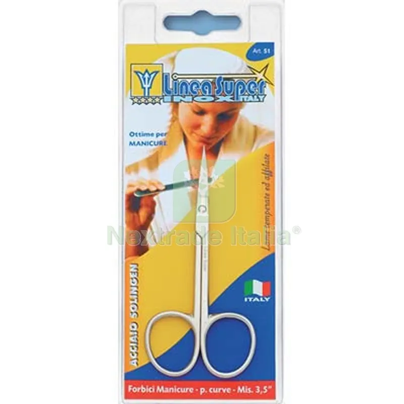 3PZ Forbice Manicure Super DE Luca Acciaio CM 9-3,5" Poll 3,5" — Attrezzi da giardino — rif. FERX.VIR2247141