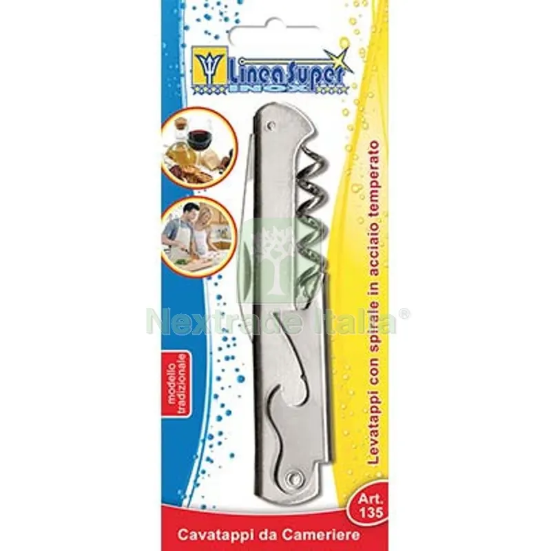 12PZ CAVATAPPI MULTIUSO SUPER DE LUCA ACCIAIO — Cucina e coltelleria — rif. FERX.VIR2248018 12PZ CAVATAPPI MULTIUSO SUPER DE LUCA ACCIAIO — Cucina e coltelleria — rif. FERX.VIR2248018
