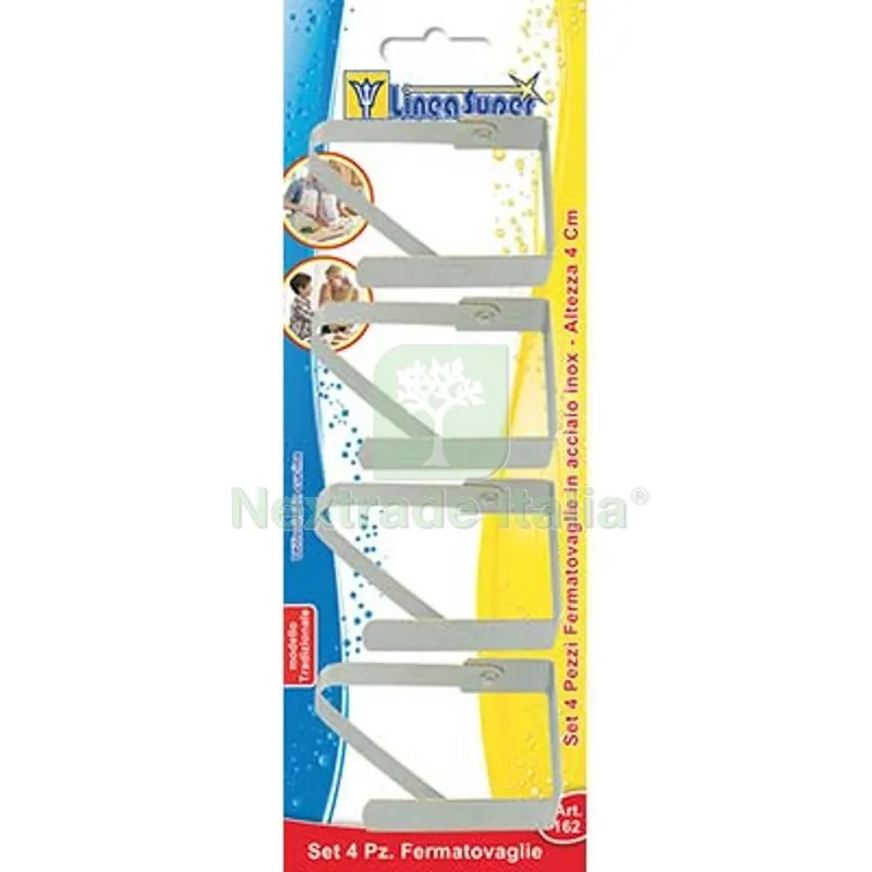 6CF Fermatovaglia a Molla Super DE Luca Inox MM 40 CF=PZ 4 — Tessili e biancheria casa — rif. FERX.VIR2248034