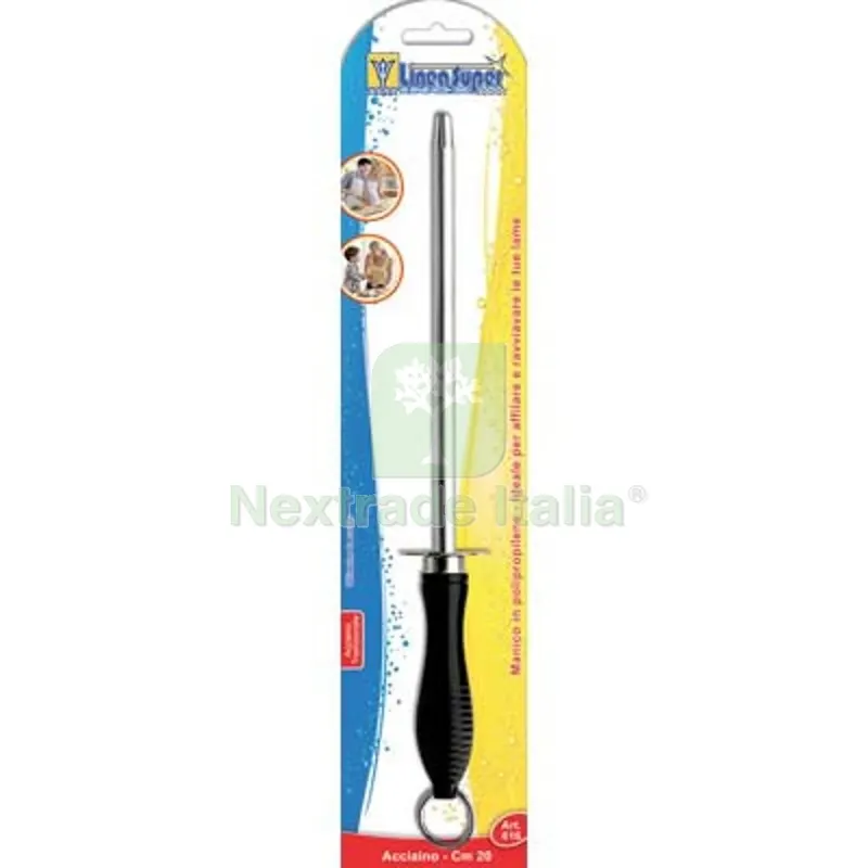 4PZ AFFILA COLTELLO SUPER DE LUCA MANICO PLT CM 20 — Cucina e coltelleria — rif. FERX.VIR2250025