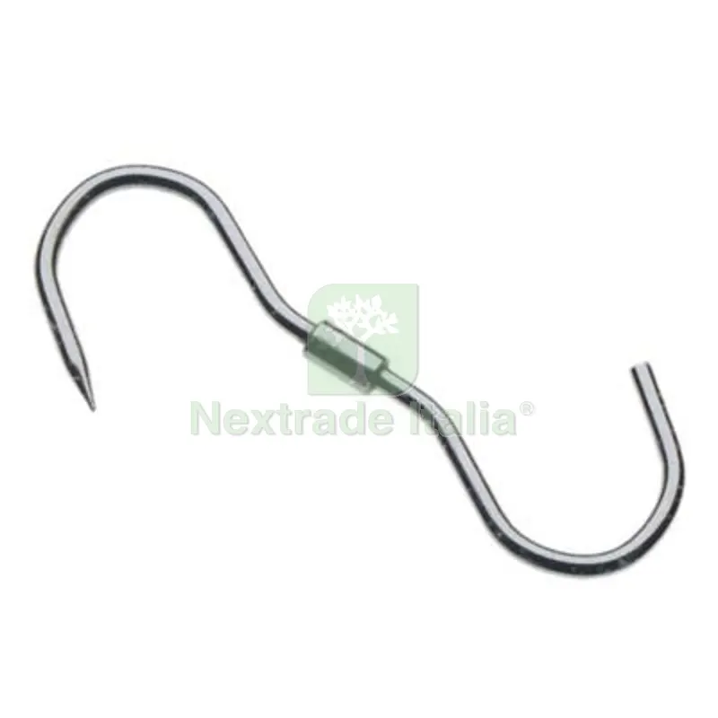 10PZ GANCIO MACELLAIO GIREVOLE 1 PUNTA INOX MM 220X9 — Punte, frese e dischi — rif. FERX.VIR2254520 10PZ GANCIO MACELLAIO GIREVOLE 1 PUNTA INOX MM 220X9 — Punte, frese e dischi — rif. FERX.VIR2254520