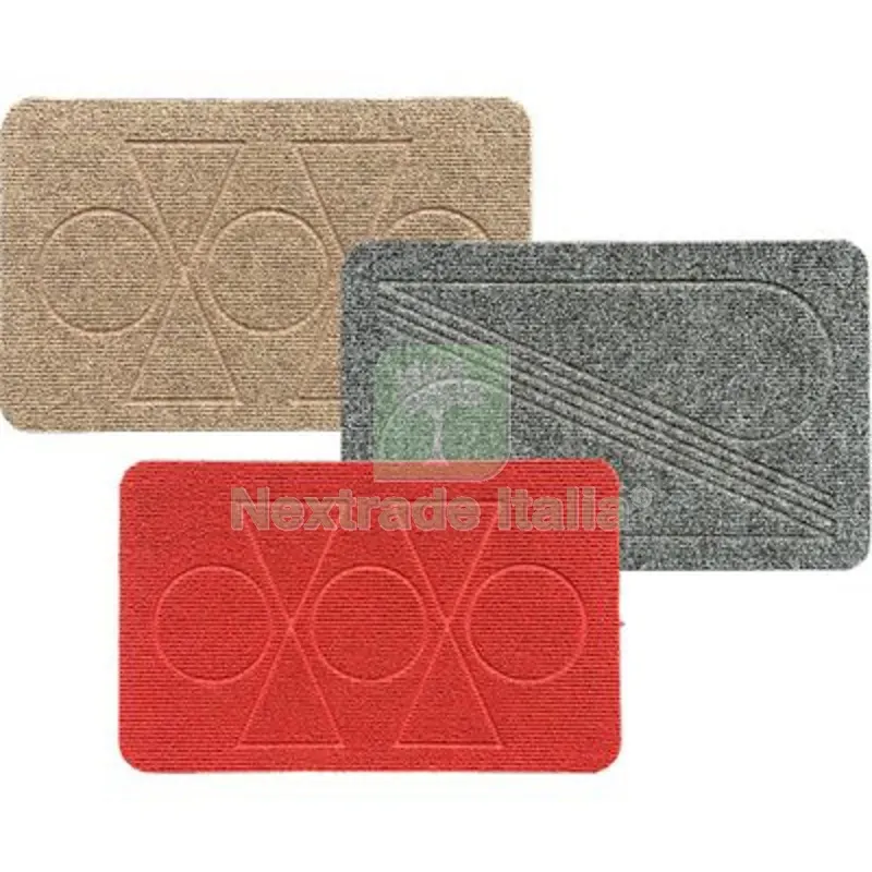 2PZ Zerbino Derby Poliestere + Vinile CM 40X70 — Casalinghi e organizzazione — rif. FERX.VIR2309054 2PZ Zerbino Derby Poliestere + Vinile CM 40X70 — Casalinghi e organizzazione — rif. FERX.VIR2309054