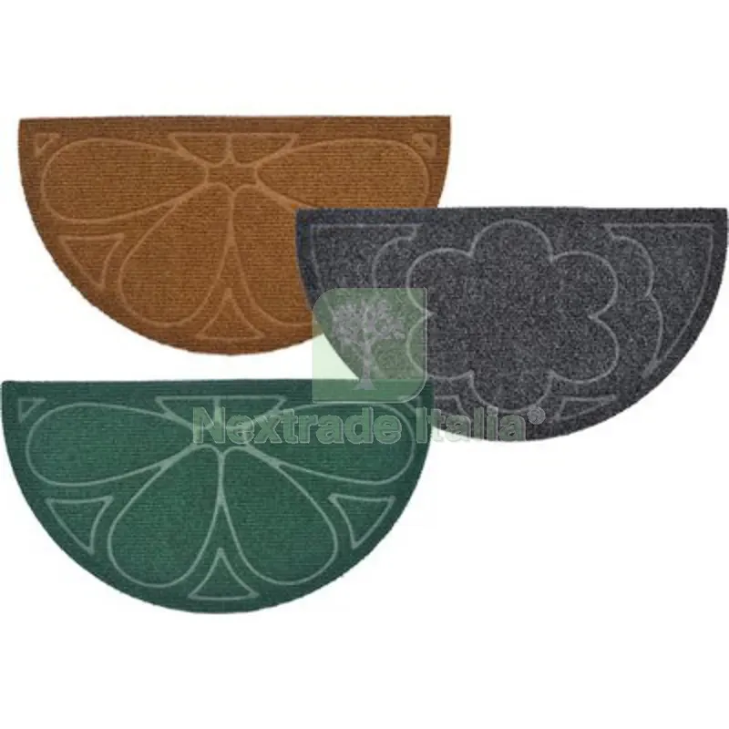 2PZ Zerbino Derby Mezzaluna Poliestere + Vinile CM 40X75 — Casalinghi e organizzazione — rif. FERX.VIR2309056 2PZ Zerbino Derby Mezzaluna Poliestere + Vinile CM 40X75 — Casalinghi e organizzazione — rif. FERX.VIR2309056