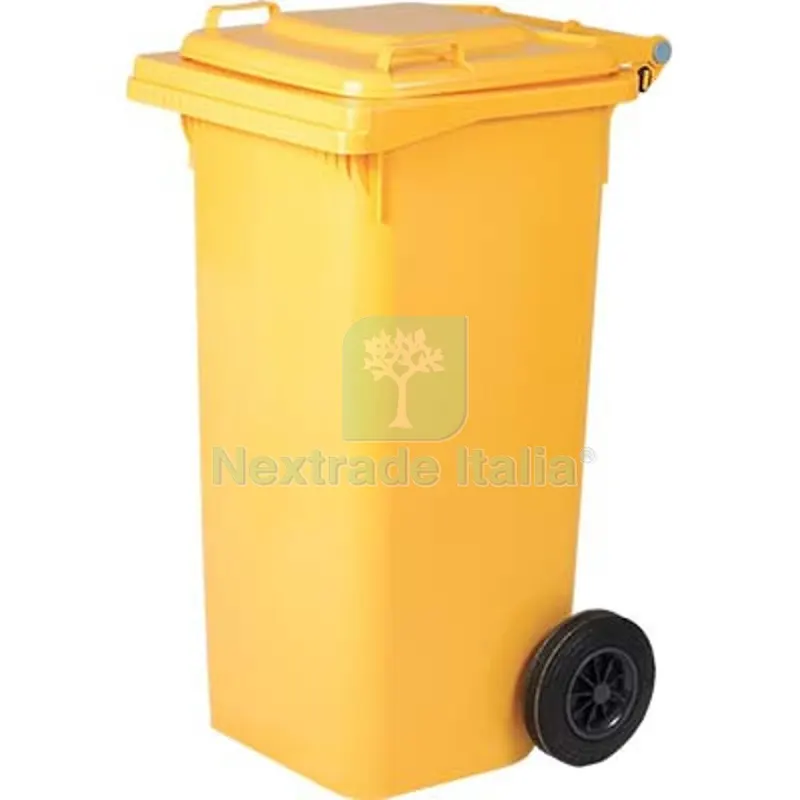 Bidone Immondizia Green 240 + Ruote ICS Giallo LT 240 CM 72X58 H.CM 106 Colore Giallo — Casalinghi e organizzazione — rif. FERX.VIR2310312 Bidone Immondizia Green 240 + Ruote ICS Giallo LT 240 CM 72X58 H.CM 106 Colore Giallo — Casalinghi e organizzazione — rif. FERX.VIR2310312