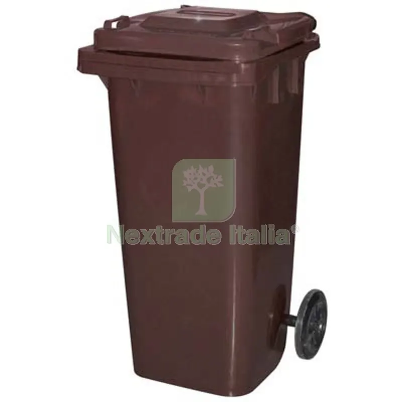 Bidone Immondizia Green 120 + Ruote ICS Marrone LT 120 CM 55X50 H.CM 94 Colore Marrone — Casalinghi e organizzazione — rif. FERX.VIR2310328 Bidone Immondizia Green 120 + Ruote ICS Marrone LT 120 CM 55X50 H.CM 94 Colore Marrone — Casalinghi e organizzazione — rif. FERX.VIR2310328