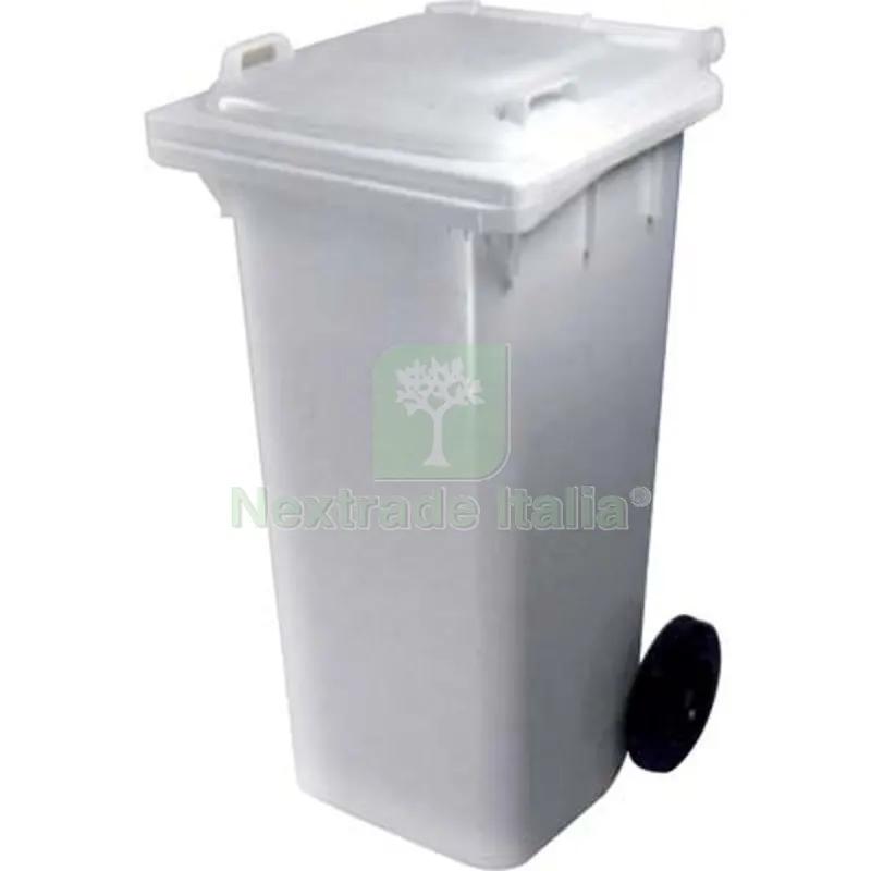 Bidone Immondizia Green 120 + Ruote ICS Bianco LT 120 CM 55X50 H.CM 94 Colore Bianco — Casalinghi e organizzazione — rif. FERX.VIR2310329 Bidone Immondizia Green 120 + Ruote ICS Bianco LT 120 CM 55X50 H.CM 94 Colore Bianco — Casalinghi e organizzazione — rif. FERX.VIR2310329