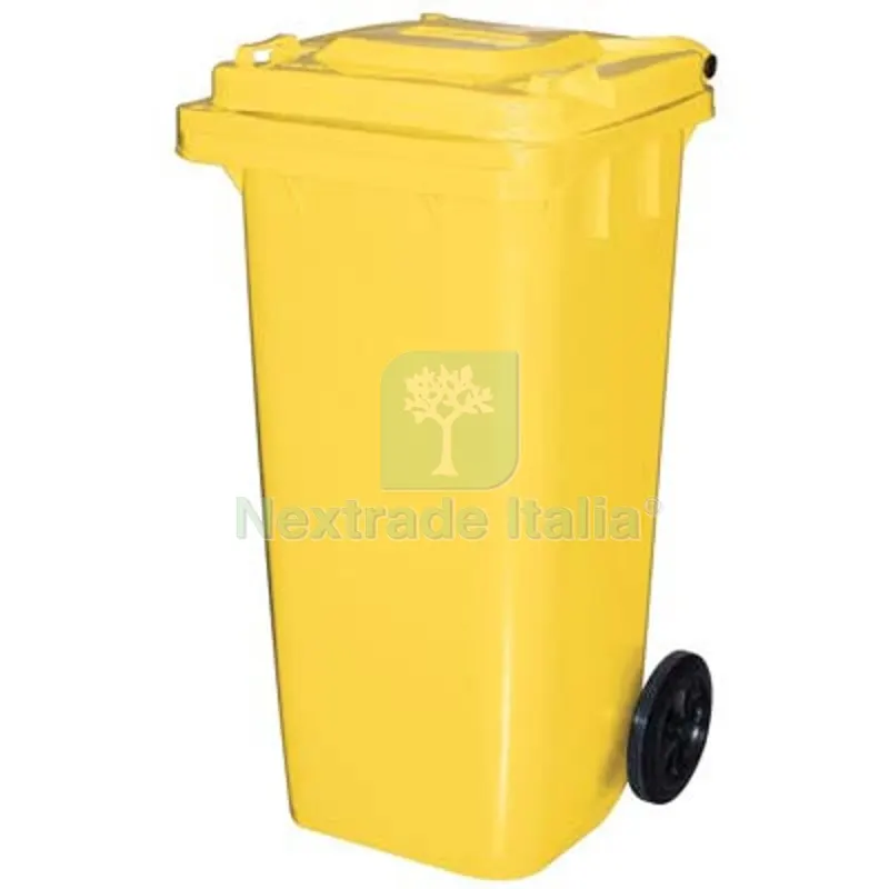 Bidone Immondizia Green 120 + Ruote ICS Giallo LT 120 CM 55X50 H.CM 94 Colore Giallo — Casalinghi e organizzazione — rif. FERX.VIR2310330 Bidone Immondizia Green 120 + Ruote ICS Giallo LT 120 CM 55X50 H.CM 94 Colore Giallo — Casalinghi e organizzazione — rif. FERX.VIR2310330