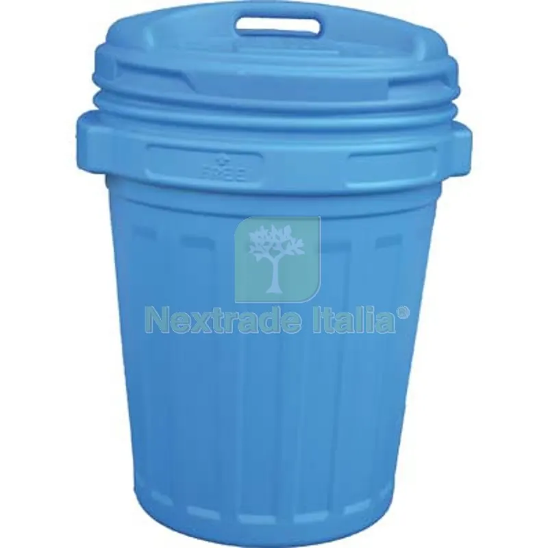 Bidone Immondizia + Coperchio a Vite Blu LT 70 CM 45 H.CM 62 CM 45x62 Colore Blu — Casalinghi e organizzazione — rif. FERX.VIR2310343 Bidone Immondizia + Coperchio a Vite Blu LT 70 CM 45 H.CM 62 CM 45x62 Colore Blu — Casalinghi e organizzazione — rif. FERX.VIR2310343