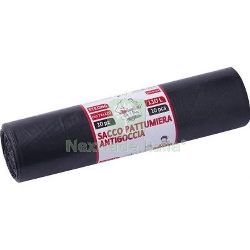 28CF Sacco Immondizia Industriale Nero Elepacking CM 72X110 MY 50 CF=PZ 10 — Guanti da lavoro — rif. FERX.VIR2310555