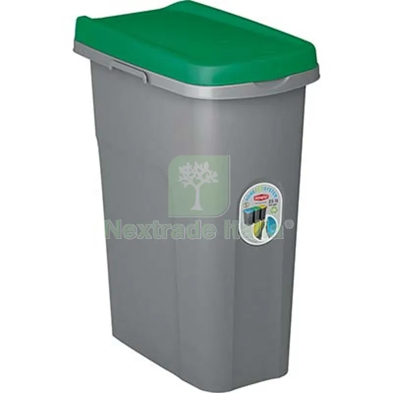 Pattumiera Immondizia Eco System Stefanplast Verde LT 25 CM 39X24 H.CM 51 CM 39x24x51 Colore Verde — Casalinghi e organizzazione — rif. FERX.VIR2310668 Pattumiera Immondizia Eco System Stefanplast Verde LT 25 CM 39X24 H.CM 51 CM 39x24x51 Colore Verde — Casalinghi e organizzazione — rif. FERX.VIR2310668
