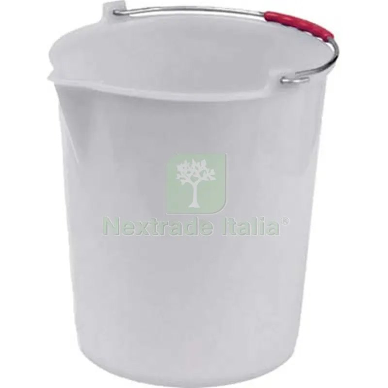 2PZ Secchio Pesante + Becco Bianco ICS PE LT 25 CM 37 H.CM 34 CM 37x34 — Casalinghi e organizzazione — rif. FERX.VIR2312025 2PZ Secchio Pesante + Becco Bianco ICS PE LT 25 CM 37 H.CM 34 CM 37x34 — Casalinghi e organizzazione — rif. FERX.VIR2312025
