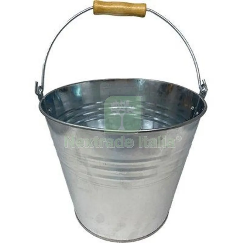 2PZ Secchio Zincato Galvanizzato Domus LT 12 CM 29X21 H.CM 26 CM 29/21x26 — Casalinghi e organizzazione — rif. FERX.VIR2312222 2PZ Secchio Zincato Galvanizzato Domus LT 12 CM 29X21 H.CM 26 CM 29/21x26 — Casalinghi e organizzazione — rif. FERX.VIR2312222