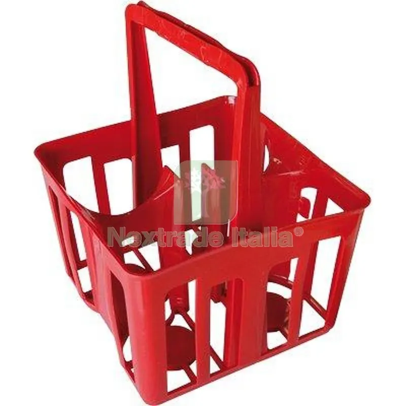 5PZ Cestello Porta Bottiglioni Stefanplast PLT Posti 4 LT 2 CM 25X25 H.CM 32,5 CM 25x25x32,5 — Attrezzi da giardino — rif. FERX.VIR2312507