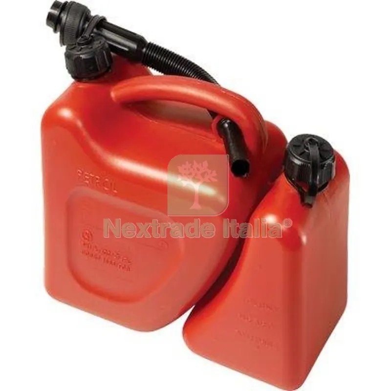Tanica Carburante Doppio USO PP Rosso LT 5+2 — Attrezzi da giardino — rif. FERX.VIR2318050