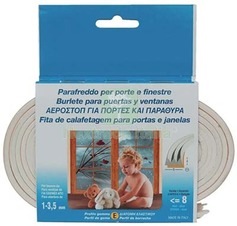 10PZ Parafreddo Geko Strip Profilo e Gomma Epdm Espansa Bianco MT 6 Colore Bianco — Tubi e raccordi — rif. FERX.VIR2326058 10PZ Parafreddo Geko Strip Profilo e Gomma Epdm Espansa Bianco MT 6 Colore Bianco — Tubi e raccordi — rif. FERX.VIR2326058