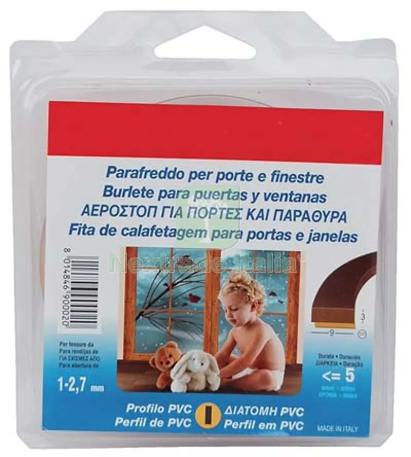 12PZ PARAFREDDO GEKO FLEX PROFILO I PVC ESPANSO MARRONE H.MM 9 MT 6 Colore Marrone — Raccordi a pressare e multistrato — rif. FERX.VIR2326180 12PZ PARAFREDDO GEKO FLEX PROFILO I PVC ESPANSO MARRONE H.MM 9 MT 6 Colore Marrone — Raccordi a pressare e multistrato — rif. FERX.VIR2326180