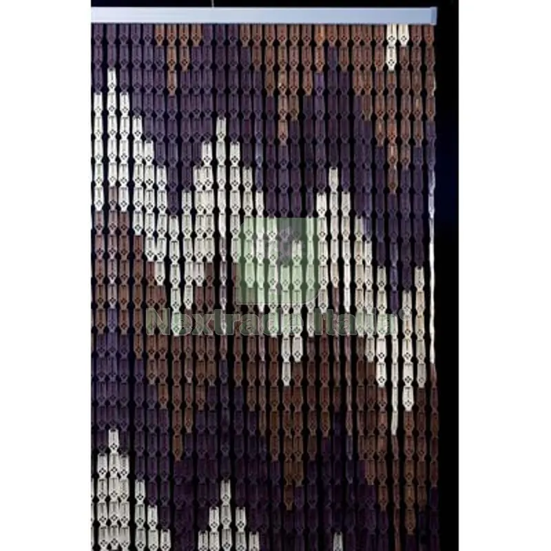 Tendina Pronta ZIG ZAG a Piastrine Plastica CM 120 H.CM 230 CM 120x230 — Casalinghi e organizzazione — rif. FERX.VIR2327115