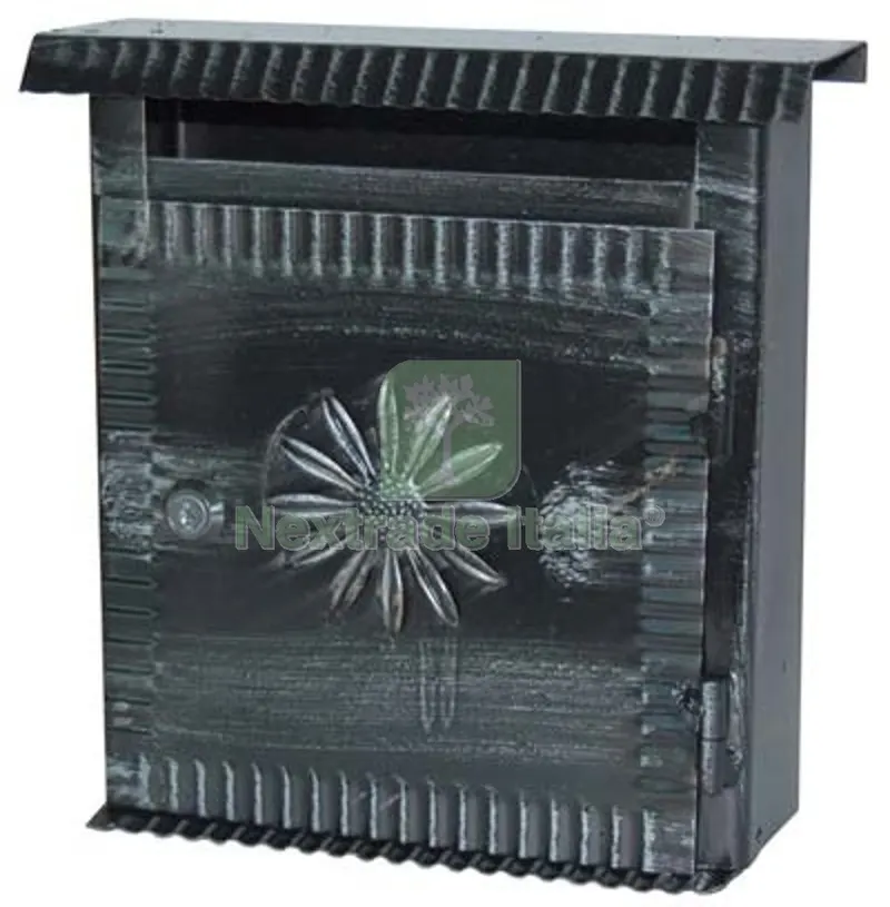 Cassetta Postale Margherita Acciaio Vern Nero/Argento MM 220X80 H.MM 280 MM 220x80x280 — Casalinghi e organizzazione — rif. FERX.VIR2331514 Cassetta Postale Margherita Acciaio Vern Nero/Argento MM 220X80 H.MM 280 MM 220x80x280 — Casalinghi e organizzazione — rif. FERX.VIR2331514
