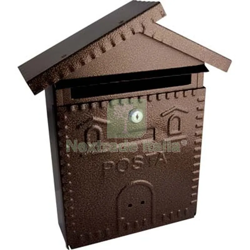 Cassetta Posta Casetta 700 Acciaio Vern Nero/Rame MM 280X90 H.MM 350 MM 280x90x350 — Casalinghi e organizzazione — rif. FERX.VIR2331521 Cassetta Posta Casetta 700 Acciaio Vern Nero/Rame MM 280X90 H.MM 350 MM 280x90x350 — Casalinghi e organizzazione — rif. FERX.VIR2331521