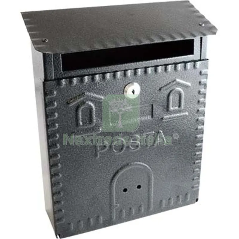 Cassetta Posta Casetta 701 Acciaio Vern Nero/Argento MM 230X90 H.MM 290 MM 230x90x290 — Casalinghi e organizzazione — rif. FERX.VIR2331522 Cassetta Posta Casetta 701 Acciaio Vern Nero/Argento MM 230X90 H.MM 290 MM 230x90x290 — Casalinghi e organizzazione — rif. FERX.VIR2331522