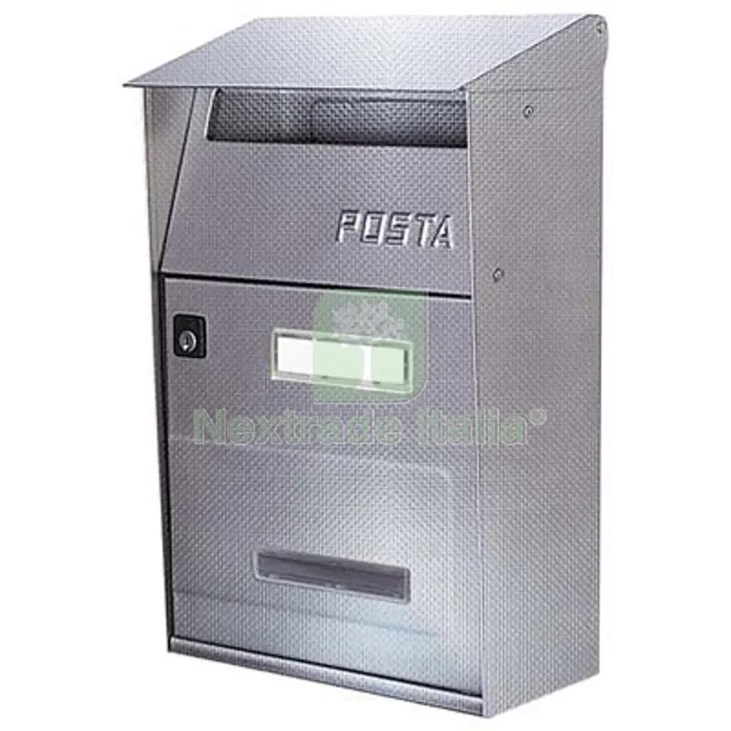 Cassetta Posta FT Alubox Inox 18/10 Tela di Lino MM 220X110 H.MM 320 MM 220x110x320 — Casalinghi e organizzazione — rif. FERX.VIR2331705